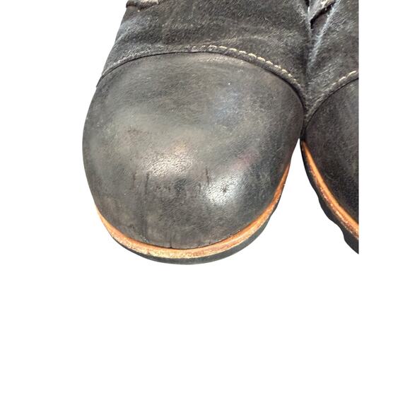 Sorel Cate the Great Boots Gray Wedge Suede Knee High Lace Up Casual Size 7 - Picture 7 of 13